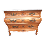Important Louis XV chest of drawers