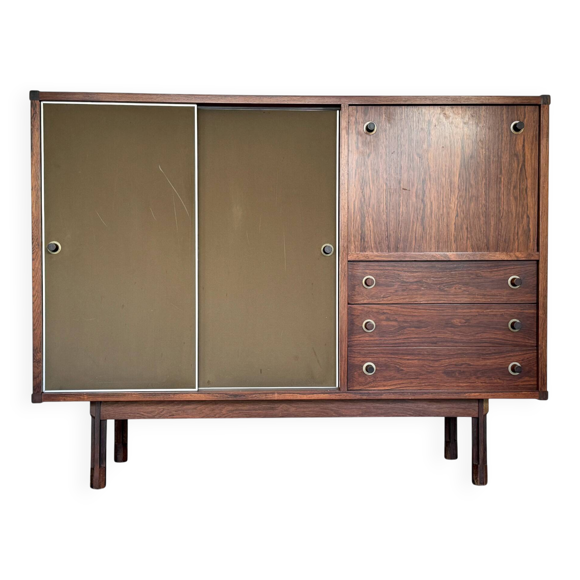 George Coslin, Italian wood Sideboard from 50s.