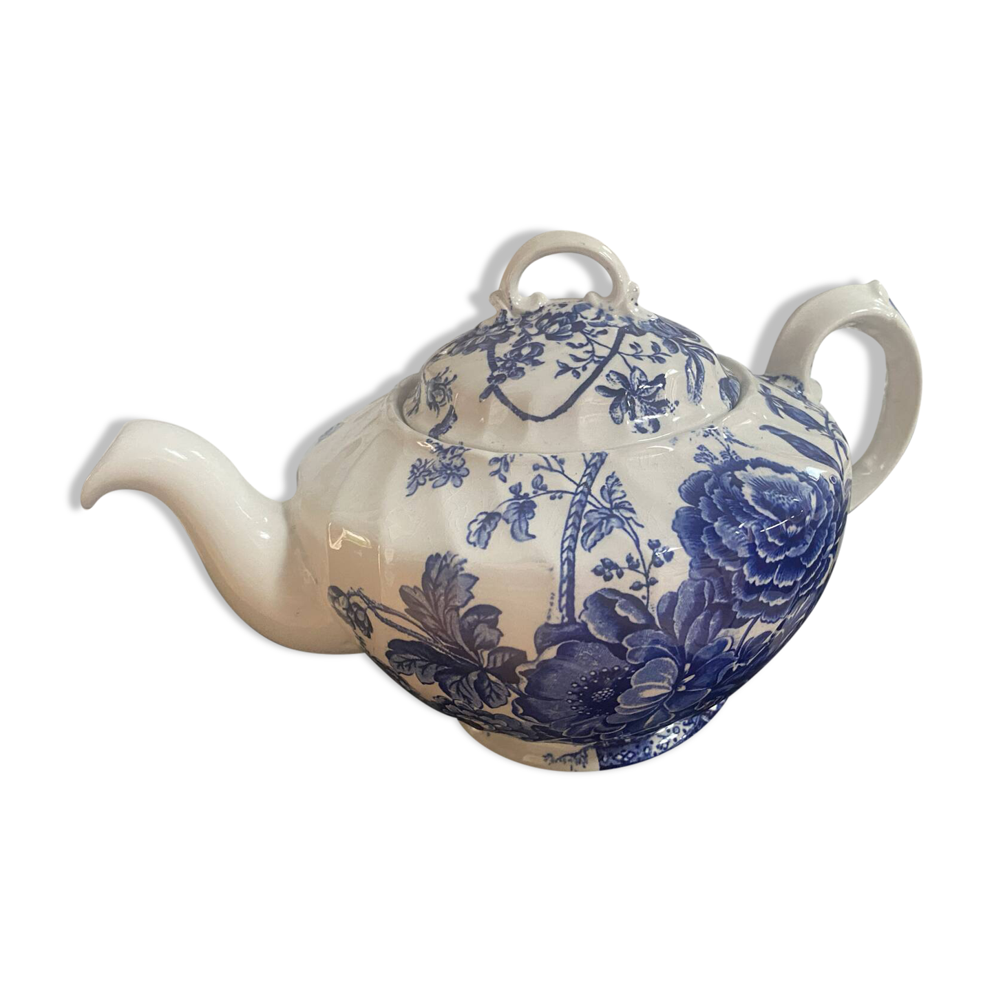 Théière en ironstone Royal Crownford Burleigh