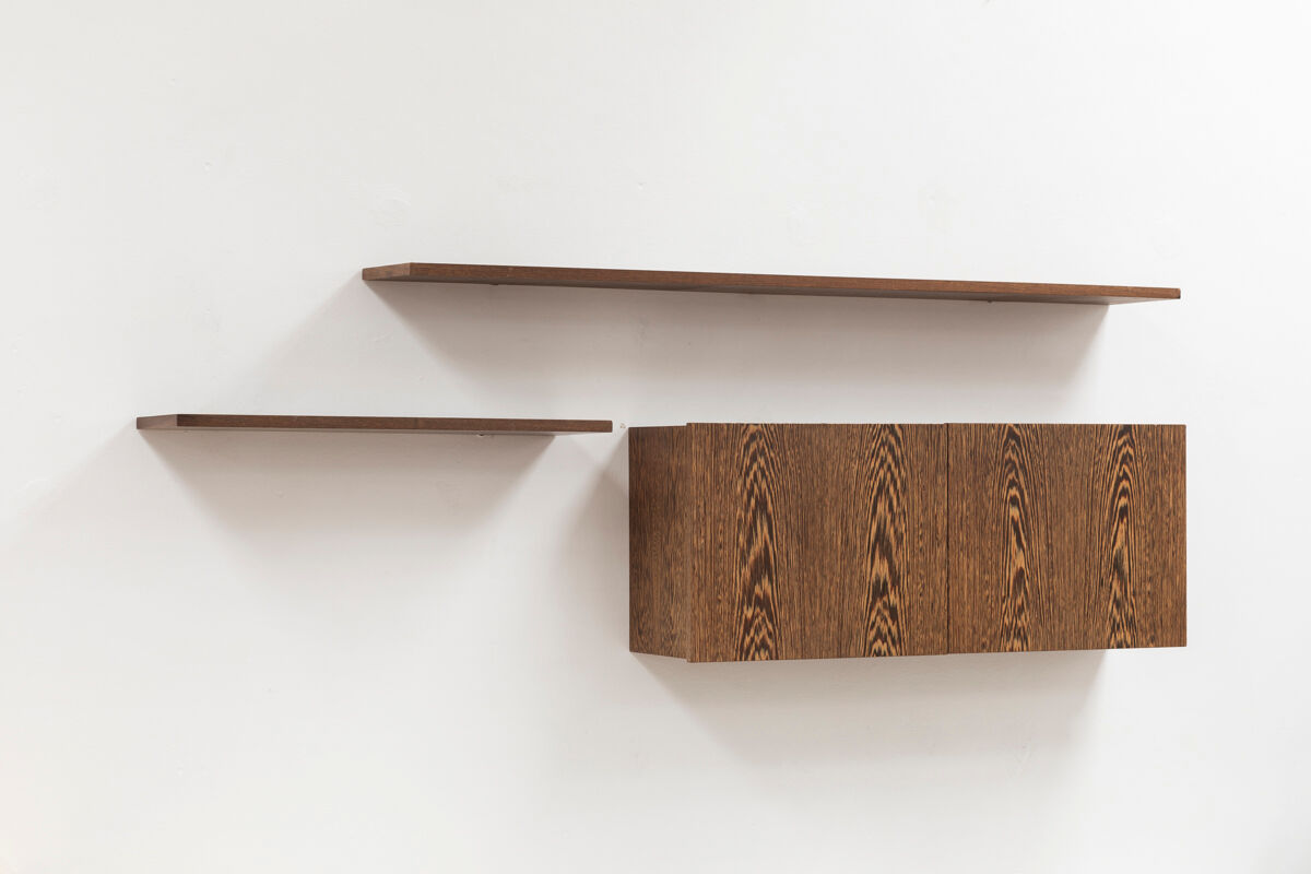 Banz Bord wall unit in wengé, the Netherlands, 1970’s