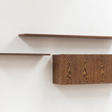 Banz Bord wall unit in wengé, the Netherlands, 1970’s