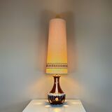 Ceramic floor lamp and curls from the 70s