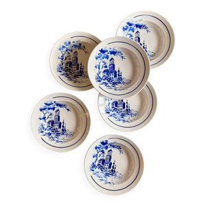 Lot de 6 assiettes creuses