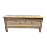 Antique chest in cherry wood