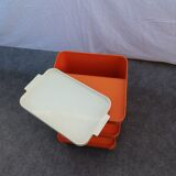 Flair style plastic service for Prisunic vintage 1970