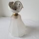 Art Deco wall lamp in porcelain and glass