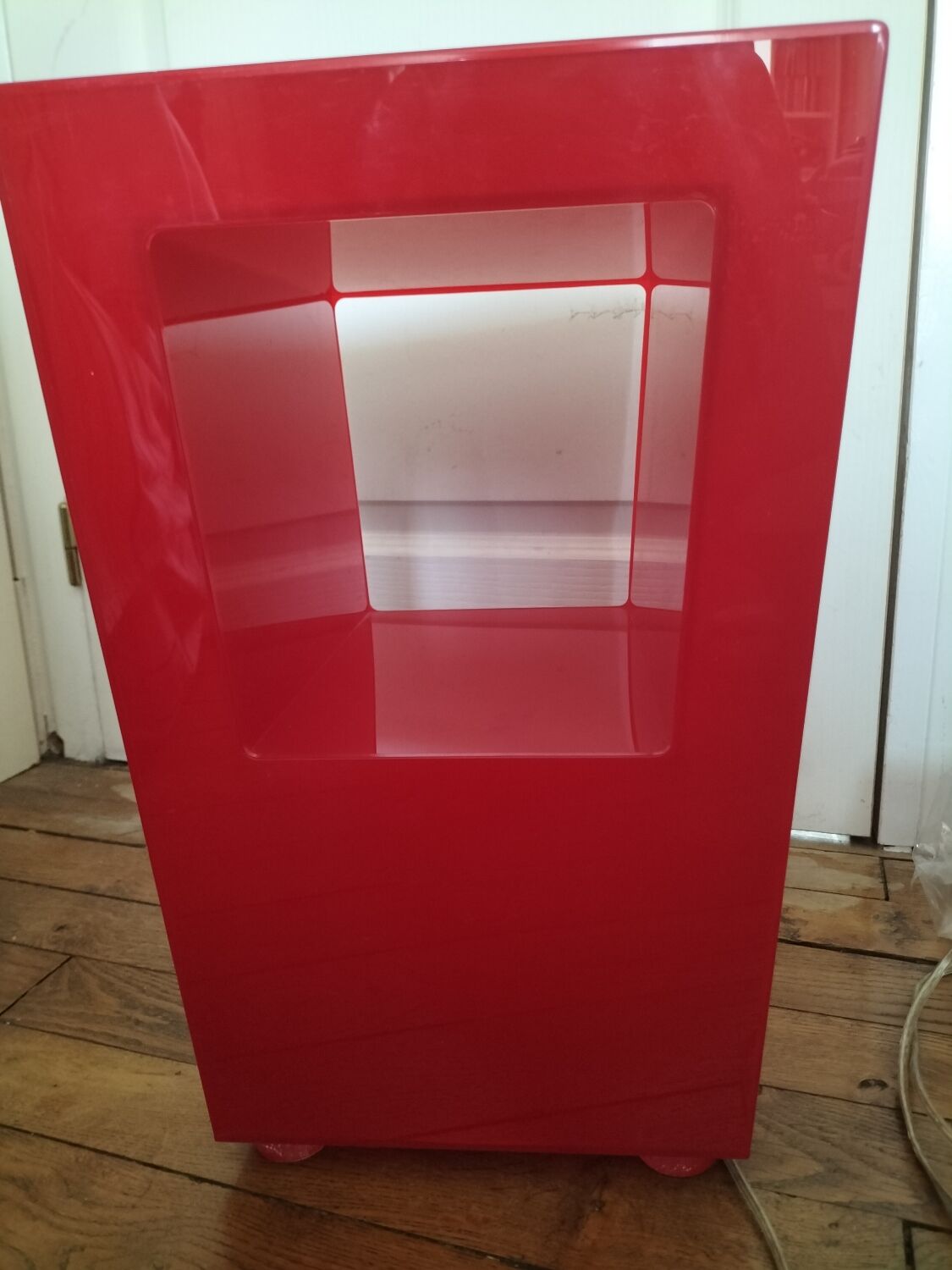 Table d'appoint ou de chevet lumineuse plexiglas