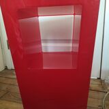Plexiglas illuminated side or bedside table