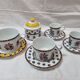 Tea & coffee set porcelain Solafrance Paris 5 pieces