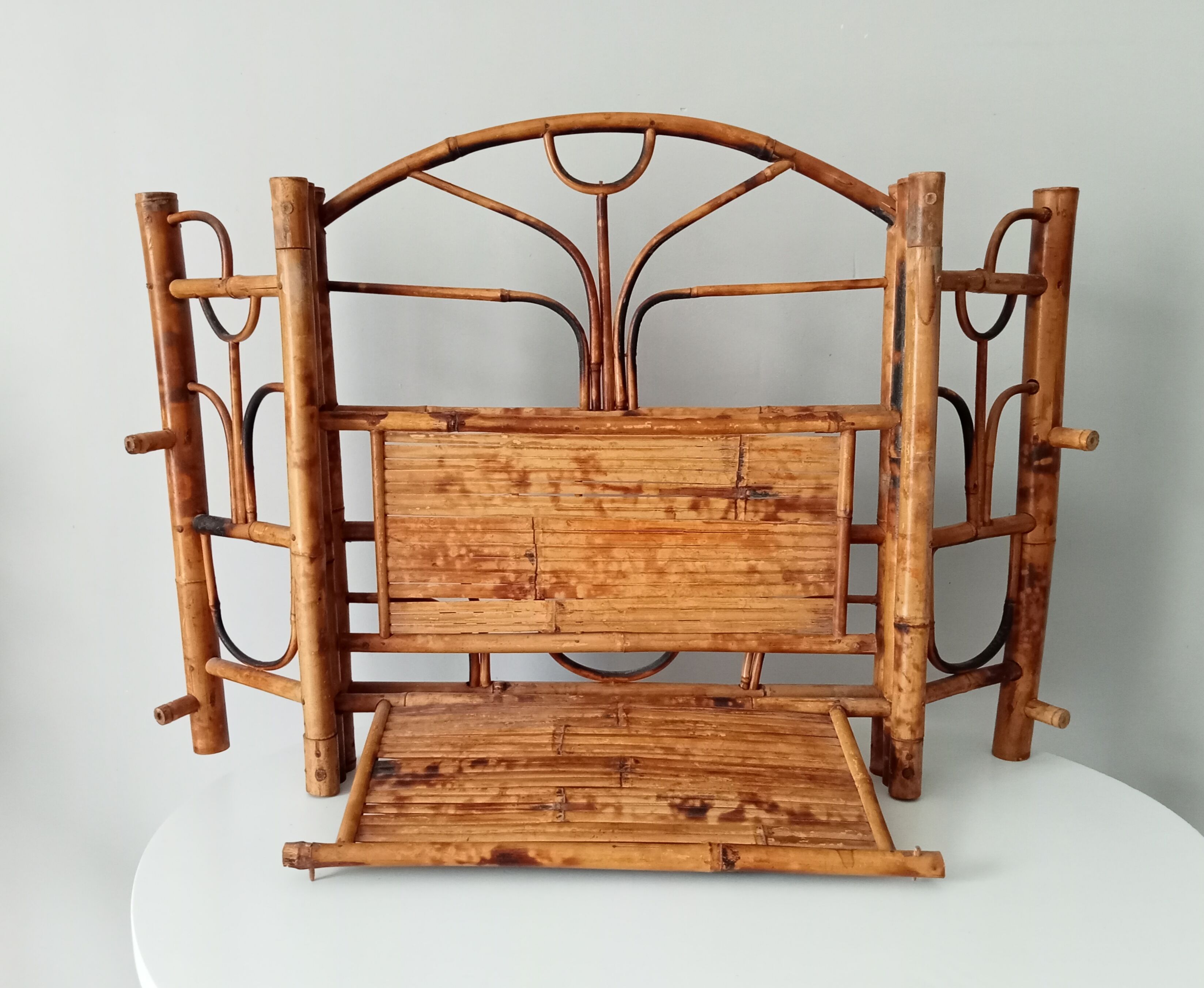 Vintage bamboo shelf 60s/70s