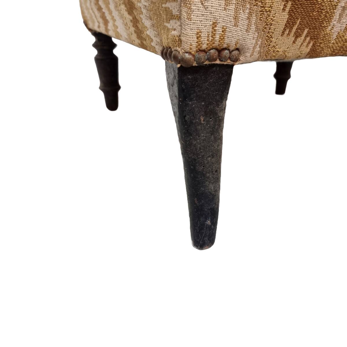 Chaise de tricot vintage française des années 1950