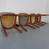 Vintage Morten Dining Chairs in Teak by Niels Koefoed for Hornslet Møbelfabrik, 1970s, Set of 4