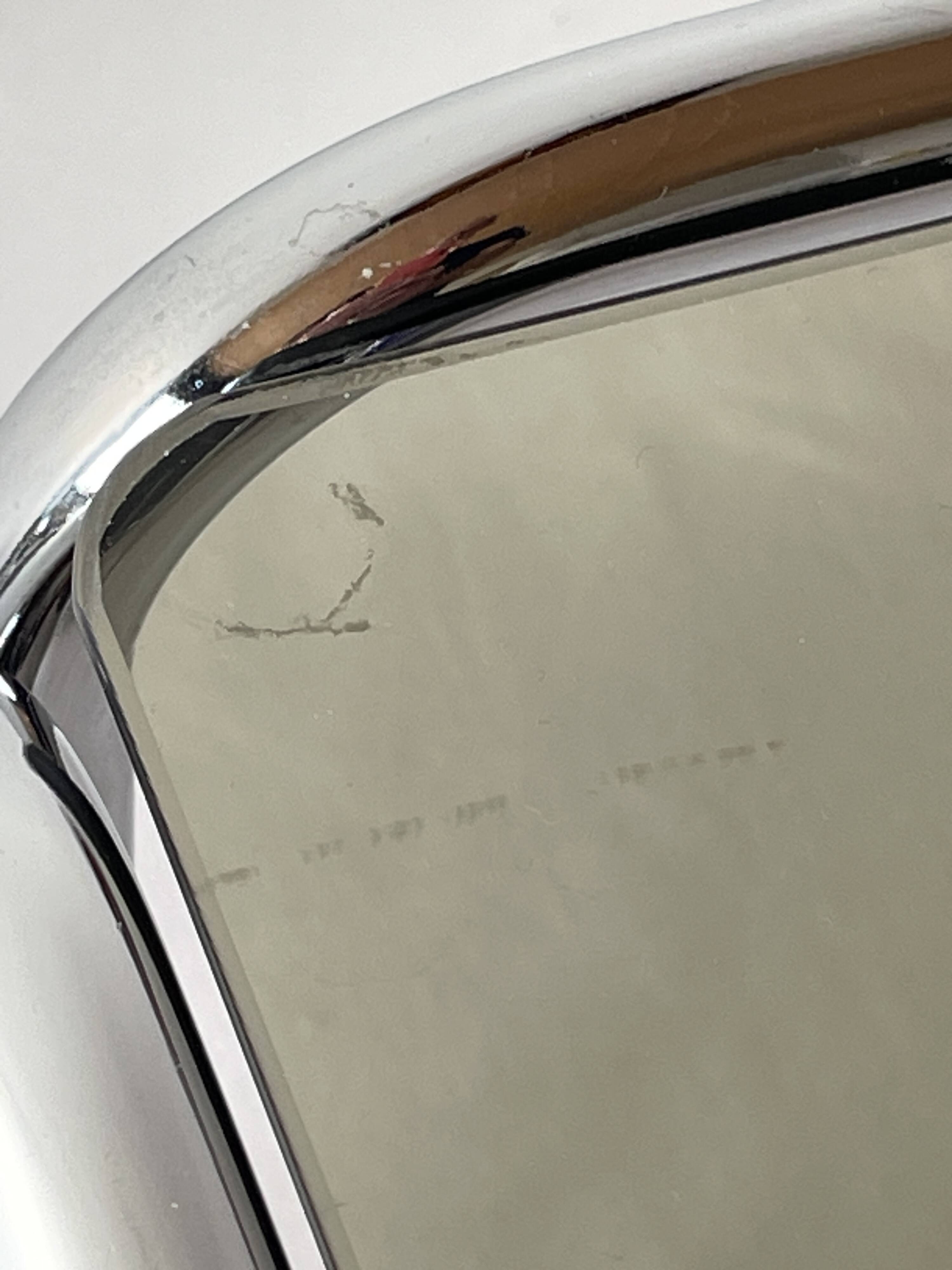 Chrome and smoked glass nesting tables, 1970s