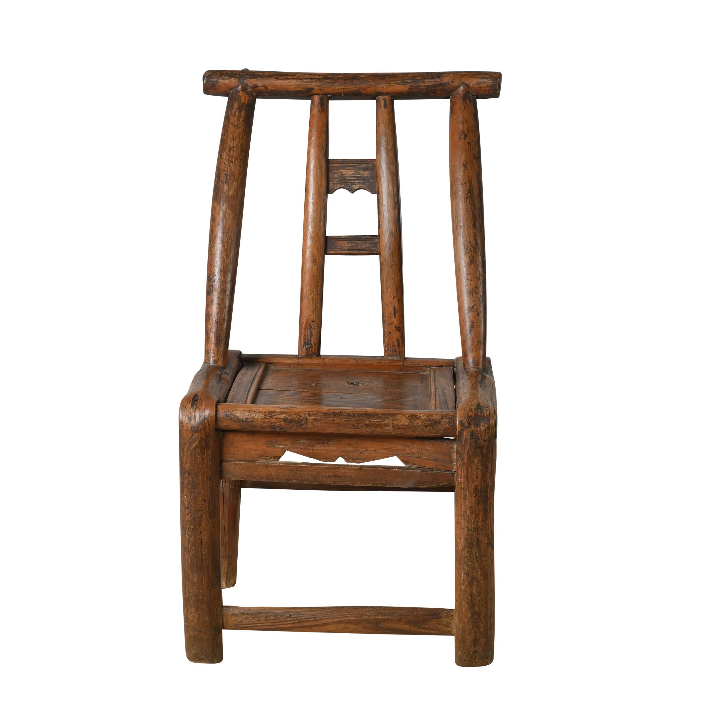 Haizi – Antique Chinese children's chair in willow no. 3
