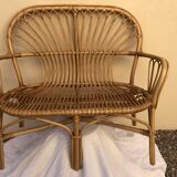 Sofa 2 place rattan sofa