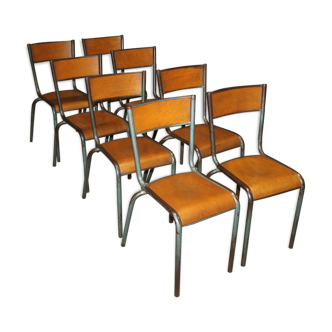 Set of 8  mullca 510 chairs