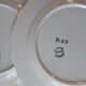 Set of 5 dessert plates Terre de Fer Saint Amand XIXth