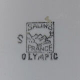 Assiette de présentation faïence de salins