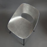 Four aluminium chairs by Pierre Guariche