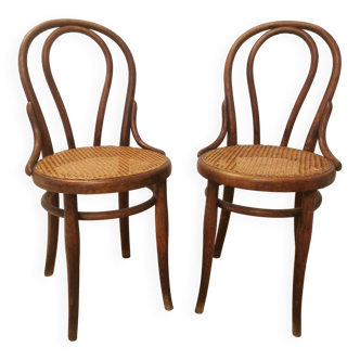 Set of 2 "Thonet" bistro chairs