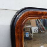 Wood Mirror and Stuk Brown and Black