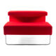 Red Lowseat Couch By Patricia Urquiola for Moroso
