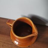 Vintage ceramic milk pitcher carafe signed and numbered