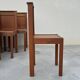Set of 10 Brutalist Monastery Chairs from the 50s