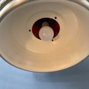 Suspension Space Age vintage 1970s in smoked glass