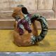 Vintage pig ceramic carafe