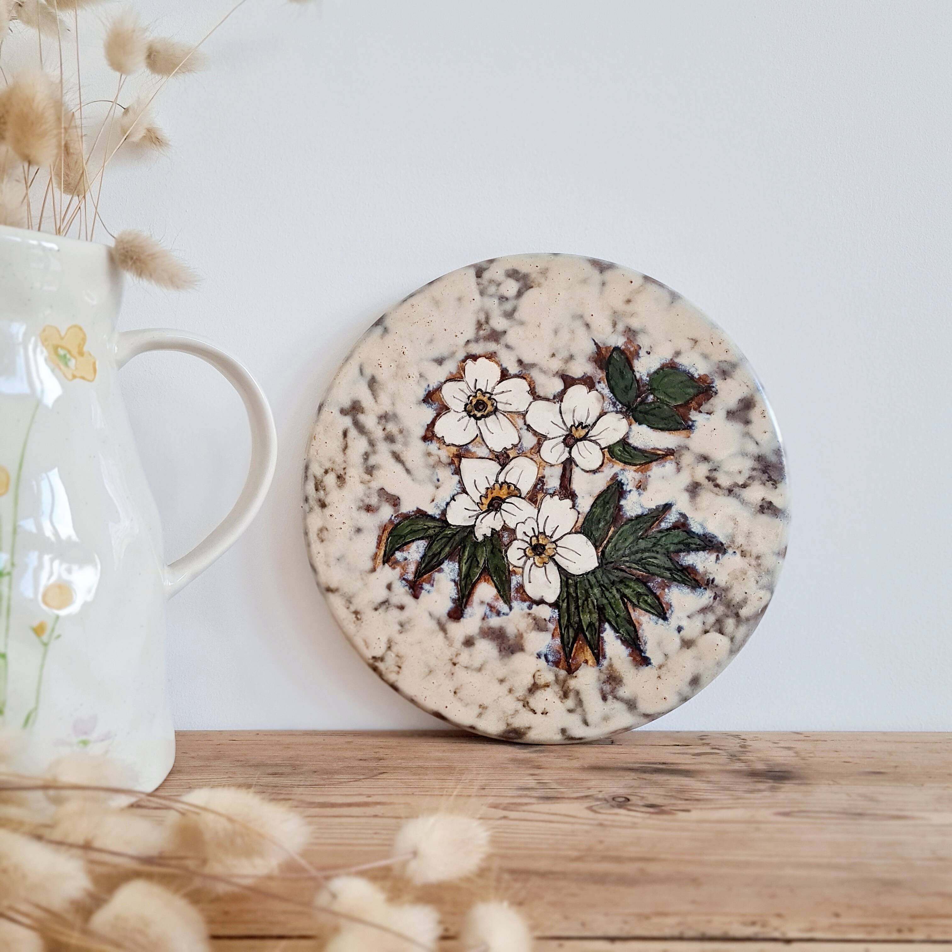 Vallauris ceramic trivet