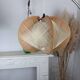 Suspension desing vintage bois et osier