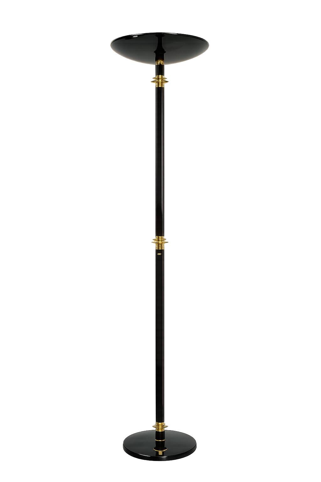 Modern floor lamp, 1980s, brass and metal – vintage