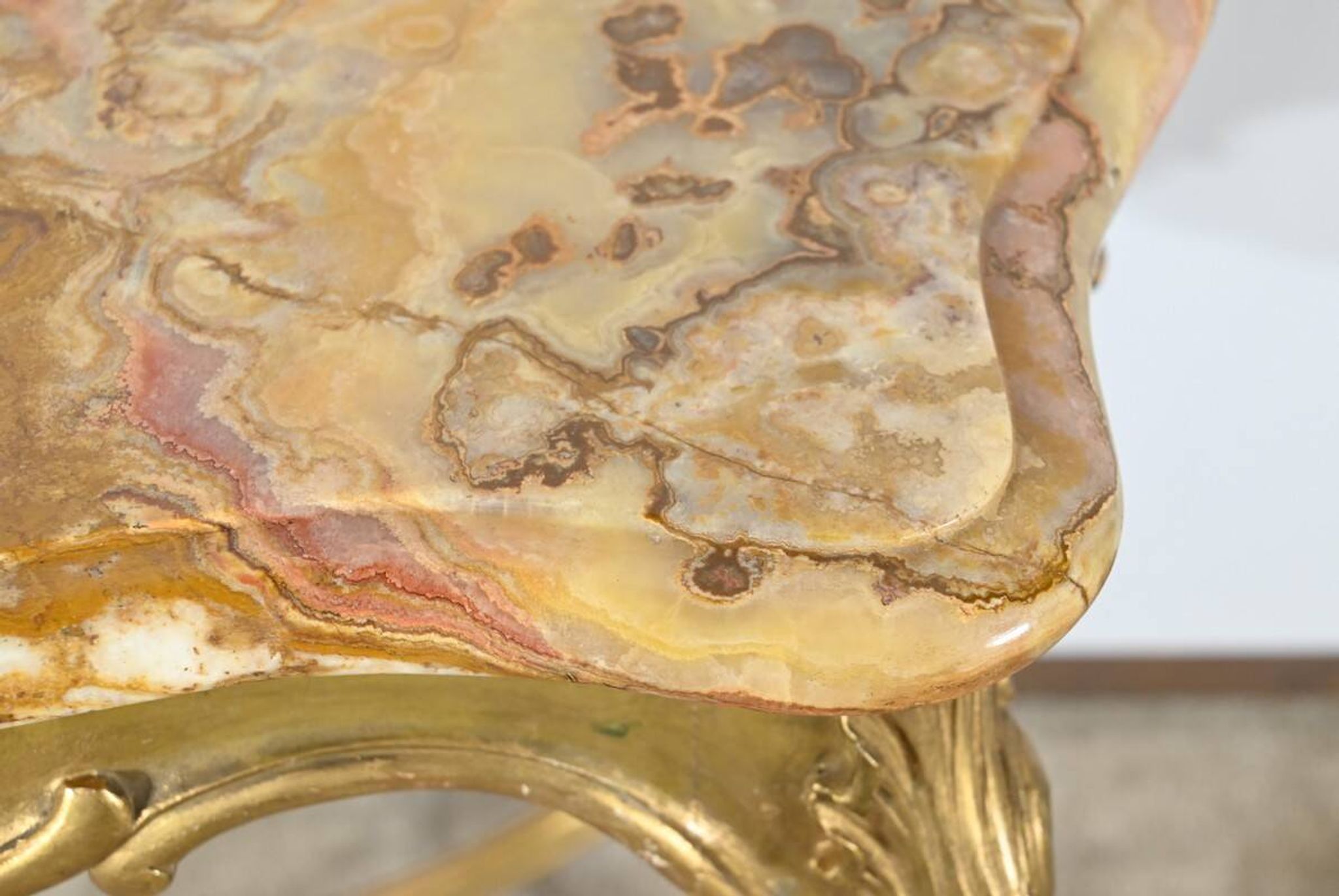 Small Middle Table in Golden Wood, Louis XV style – Late 19th century