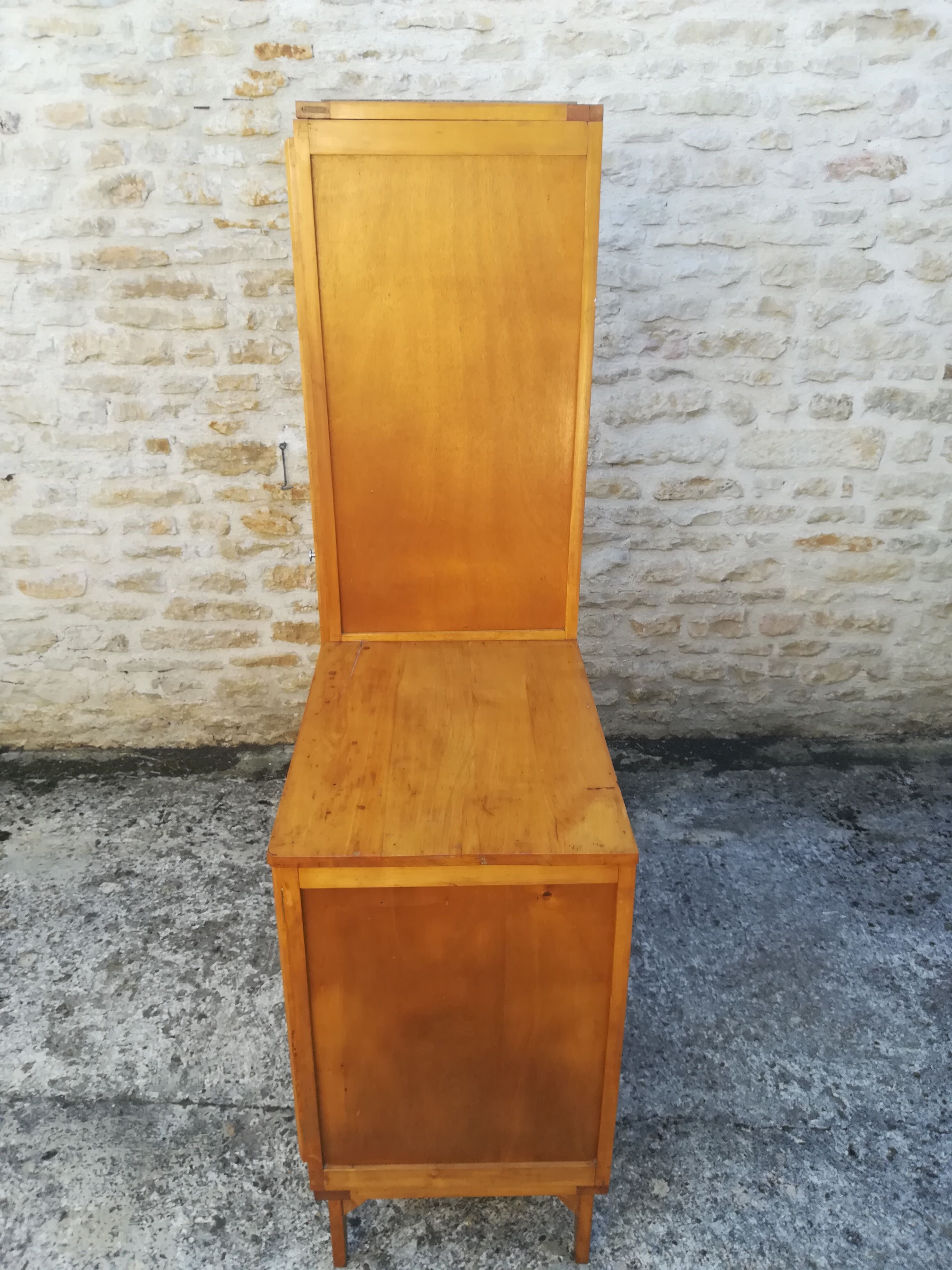 Vintage asymmetrical cabinet