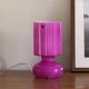Lykta purple glass table lamp Ikea 80s vintage LAMP-7147
