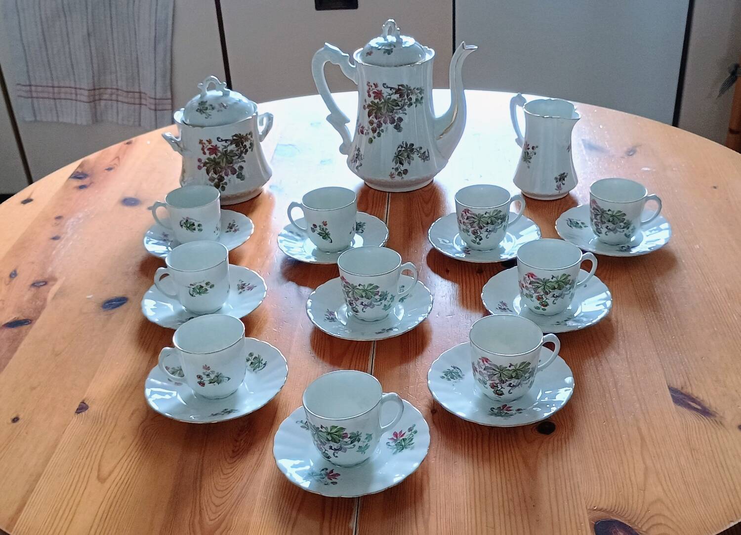Limoges elite porcelain coffee service
