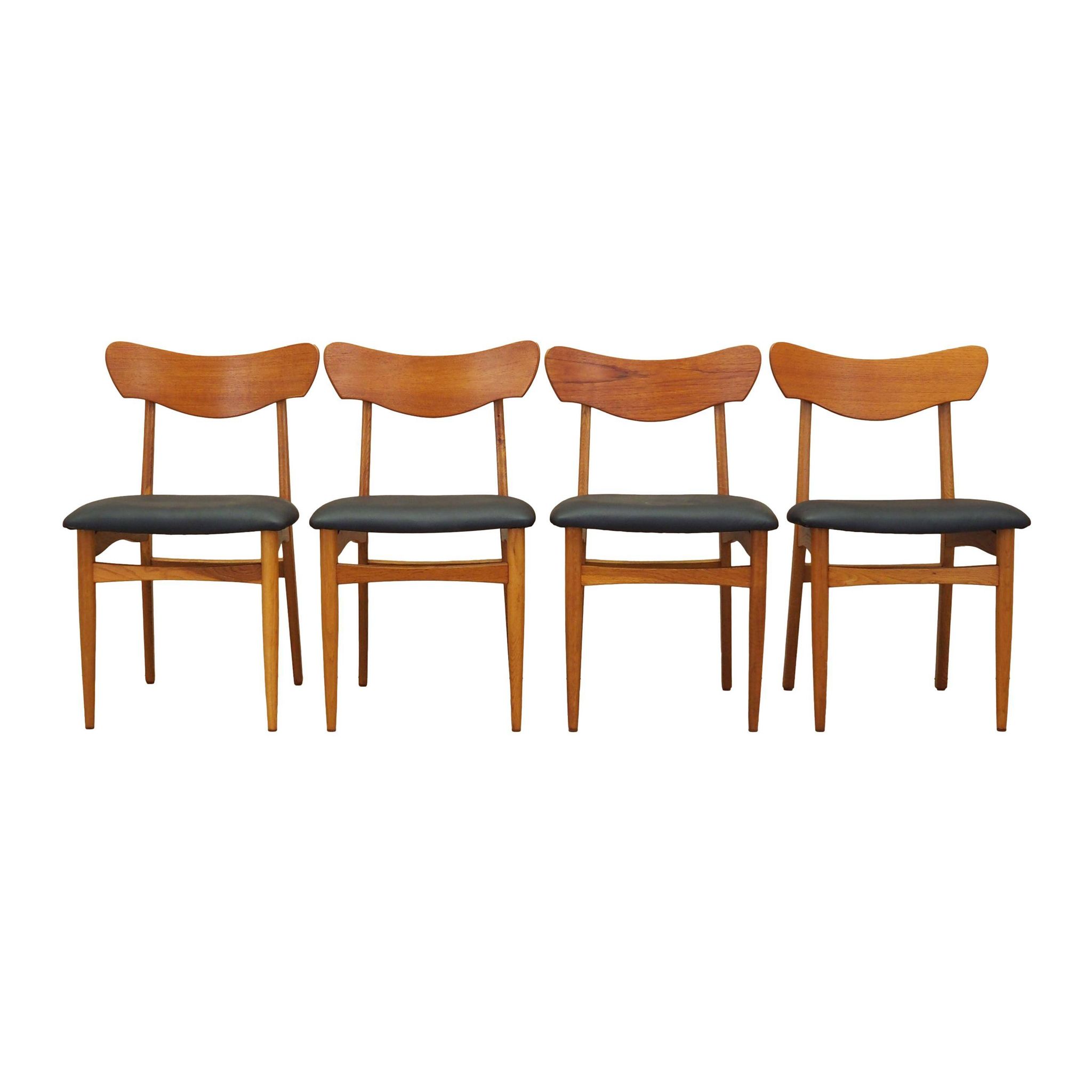 4 chaises danoises, années 1970