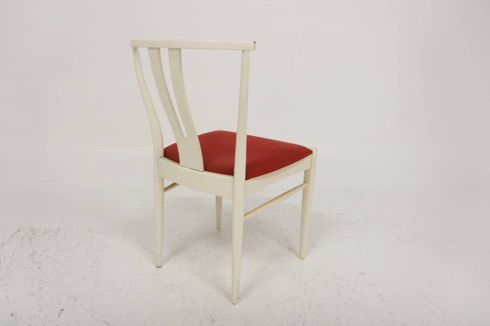 Set of 4 wooden table chairs, Bertil Fridhagen, Bodafors, Sweden, 1960