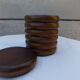 turned wooden box