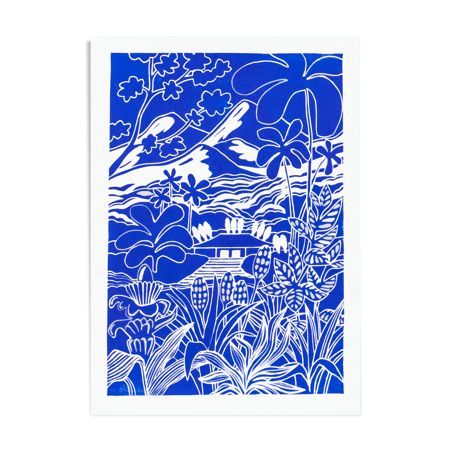 Balata Klein - Linocut