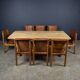 A SUPERB 20thC SET OF EIGHT ILMARI TAPIOVAARA LEATHER DINING CHAIRS c.1950
