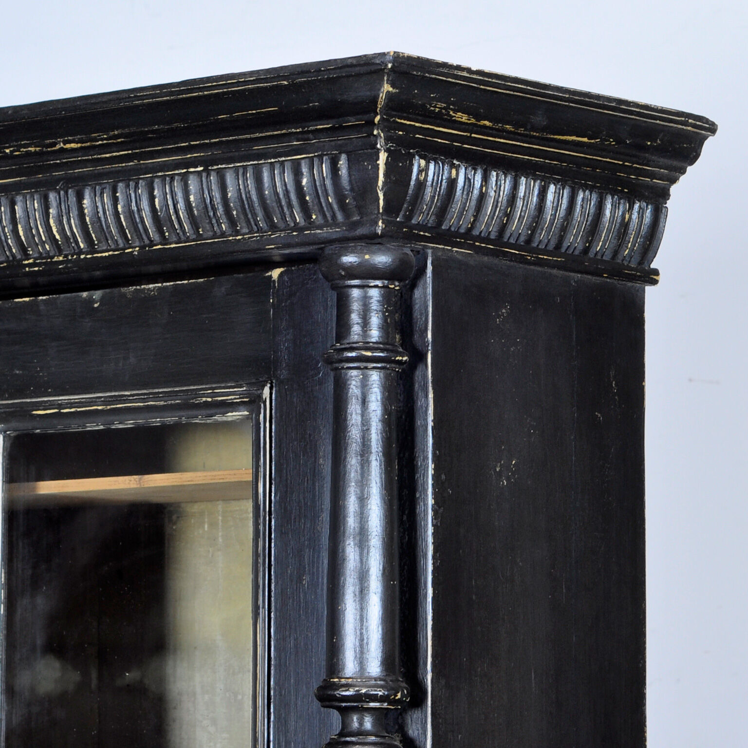 Solid Pine Kitchen Cupboard, 1900's