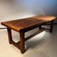 Old farmhouse table in solid oak