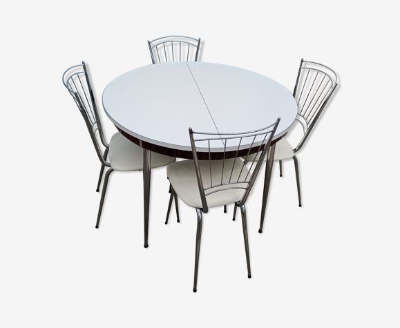 Table et chaises cuisine années 70 | Selency