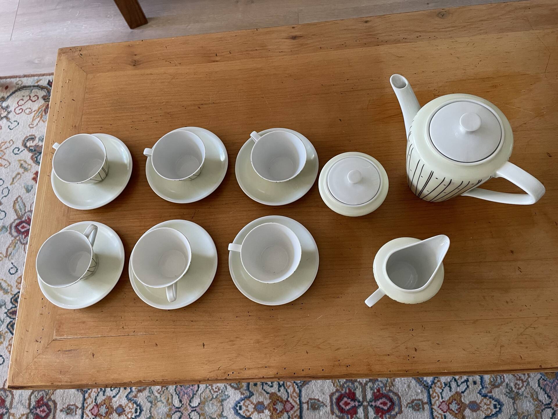 **Vintage Reichenbach coffee service – 15 pieces – 1950s/60s**