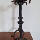 Pair of brutalist candlesticks