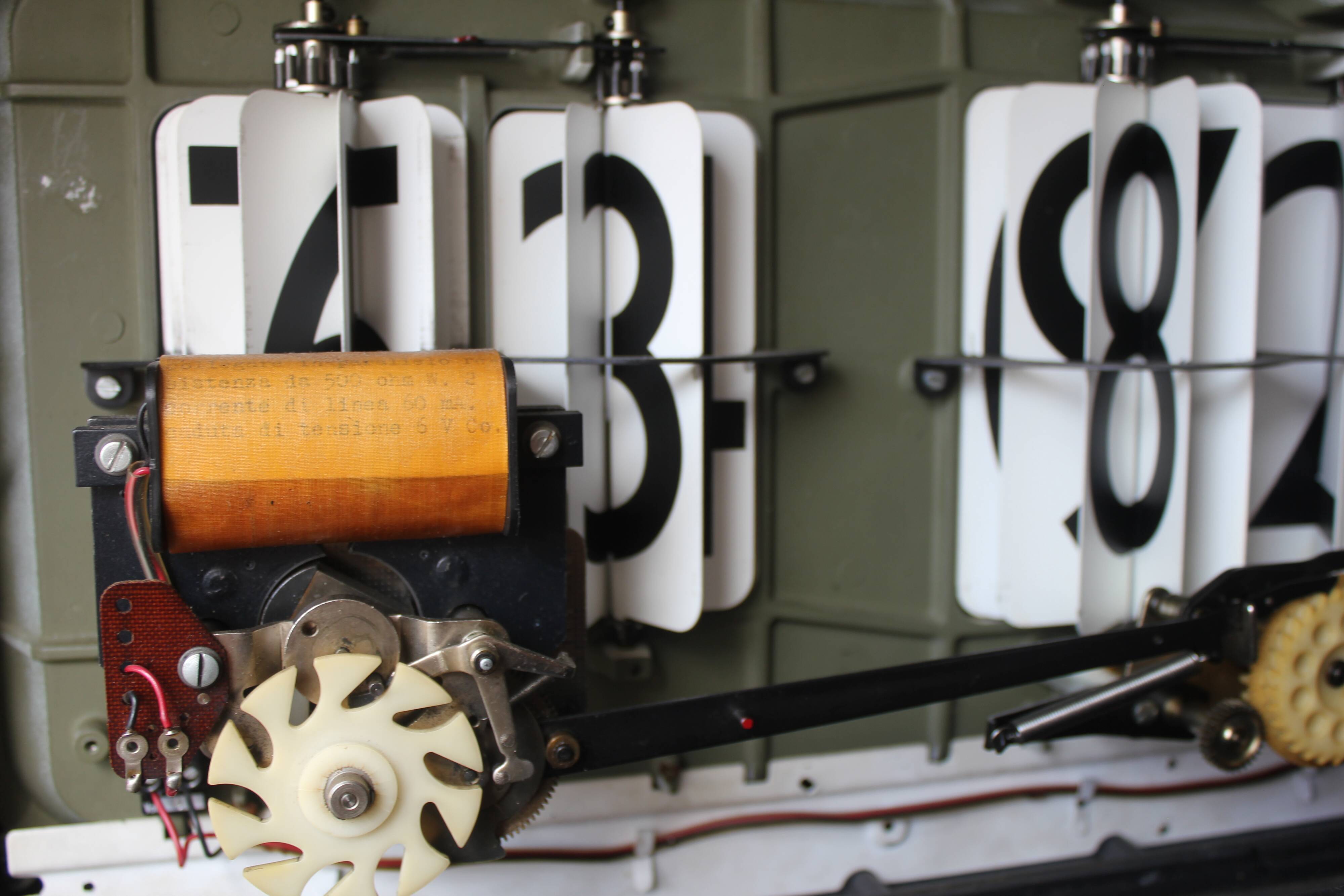 Vintage Clock Solari Udine, 1960