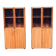 Torcello Series Display Cabinet Set by Afra & Tobia Scarpa for Stildomus, Italy, 1980s, Set of 2