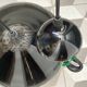 Black metal suspension diam 41cm